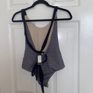 TAVIK  SICILY ONE PIECE SWIMSUIT  Villa Evening Blue Small NWT